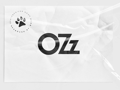 OZz branding dog logo ozz paw pet stamp