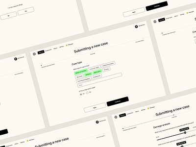 Crowdfunding Litigation - Luo - Onboarding UI&UX cases clean crowdfunding dashboard design law litigation minimal modern onboarding ui ui design uiux ux