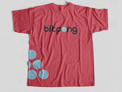 Bitpong T-Shirt beer brand branding color geometric identity pong shirt t shirt tee tee shirt