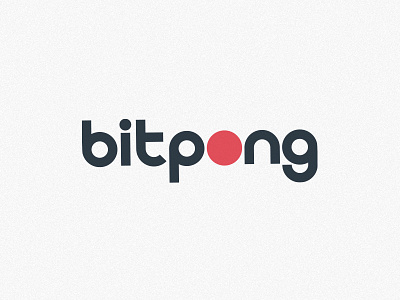 Bitpong Logo beer brand color geometric identity logo pong