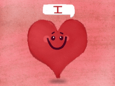 Lil' Heart doodle gif heart valentines