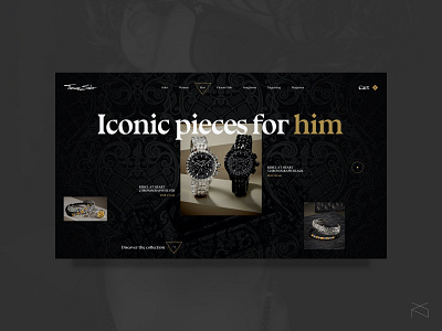 thomas sabo - redesign concept concept creative dark digital jewelry ui ux web webdesign