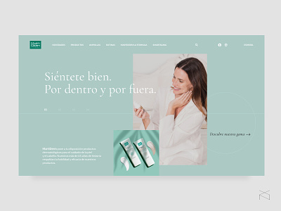 martiderm - website redesign beauty pharmacy skin care ui ux web