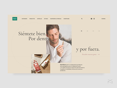 martiderm - website redesign beauty pharmacy skin care ui ux web