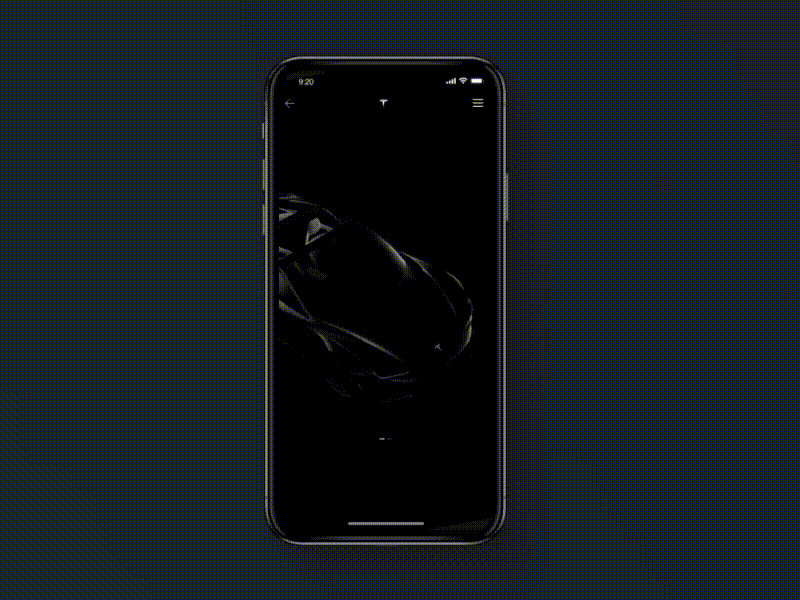 Tesla App - UI Concept by Xavi Nogueres on Dribbble