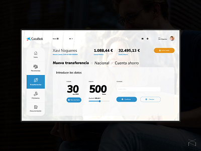CaixaBank - redesign concept bank clean concept creative design digital money ui ux web webdesign