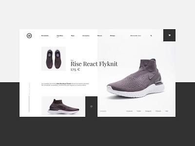 👟 SVD - concept product page clean creative design digital ecommerce minimalism sneakers ui ux web webdesign