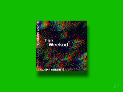 The Weeknd - Blinding Lights music cover design art cover cover design creative design digital music weeknd