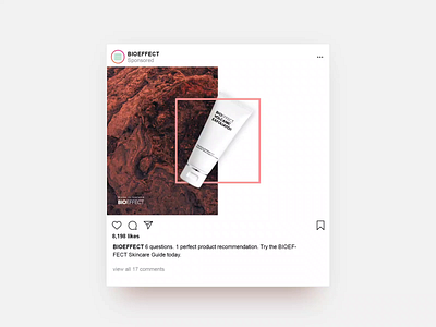 Bioeffect Social annimation instagram motion motion graphics social social ad