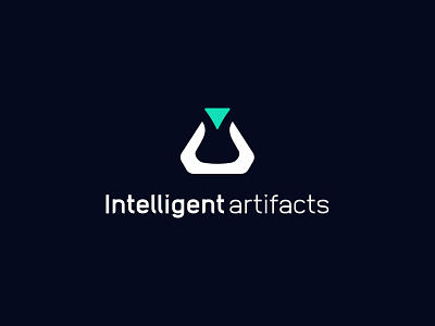 Intelligent Artifacts | Logo ai branding glyph logo machine learing startup technology