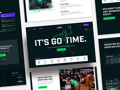 WINNERS | Launch Day Site branding sports sports betting web design