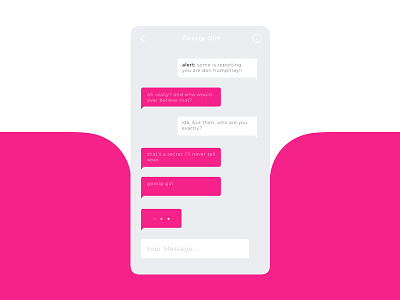 DailyUI 013 - Instant Message