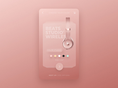 DailyUI 033 - Customize Product 033 app beats beats by dre customize customize product dailyui dailyui 033 dailyuichallenge graphic design interface mobile product ui ui design ux ux design