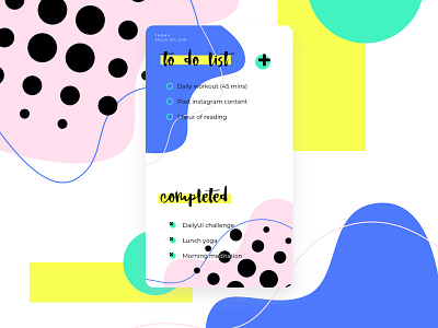 DailyUI 042 - To-do List