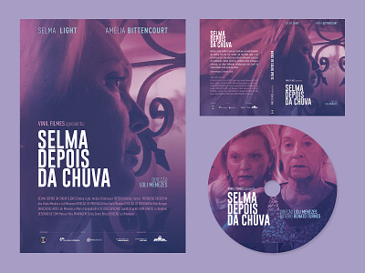 Movie poster design graphic design lgbt movieposter purple rose violet