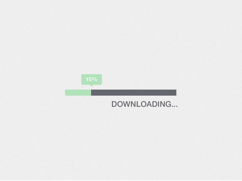 Simple Loading Bar loading bar ui ux design simple flat