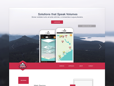 Zomg Website Design android app creative design development ios7 website