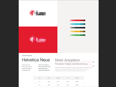 In Progress Style Guide Part 2 brand color creative identity logotype style guide ui ux visual web