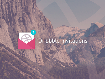 3 Dribbble Invitations