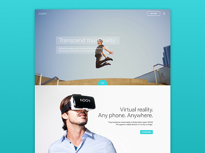 NOON VR Website Redesign