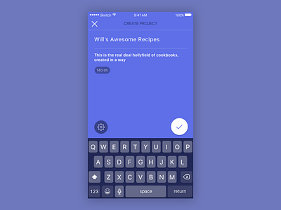 Gone App: New Create a Project UI mobile posts ui ux