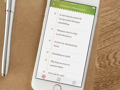 Indonesia: What to pack content ios list mobile tabbar travel ui