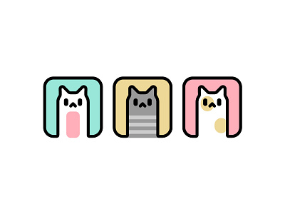 Kitticons animals cats cute icons illustration kawaii kittens pastel