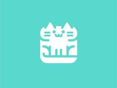 Good Kitty #1 animals cat cute happy icon illustration kawaii kitten kitty minimal simple vector