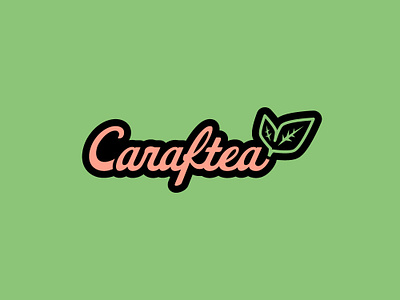 Caraftea Logo adobe brand branding craft design graphic illustrator logo tea