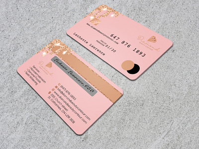 Credit Card Style Business Card business card business card design design effectshub glitterdripbusinesscard graphic design logo luxurybusinescard luxurybusinesscard