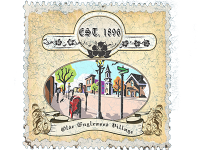 Stamp Logo Oldschoold crackle illustration old school stamp vector