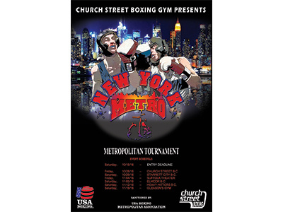 Boxing Poster bold boxing poster