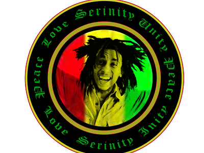 Marley Open Arms Peace Circle design illustration