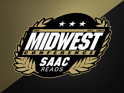 Midwest Conference SAAC Reads Logo