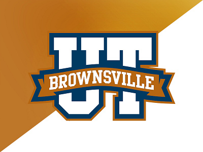 UT Brownsville Letter Crest athletics branding college identity logo university