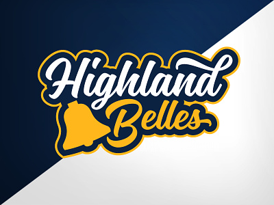 Highland Park (TX) Highland Belles (drill team) athletics branding drill team high school identity logo
