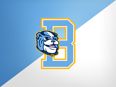 Highland Park (TX) Boone Elem. Bulldogs athletics branding bulldogs design identity illustration logo up
