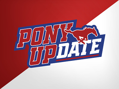 SMU Pony UPdate athletics branding college football identity logo university update
