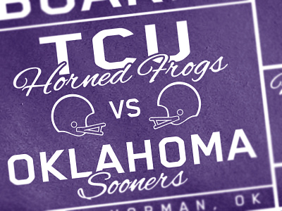 TCU Frog Club Railgate Ticket