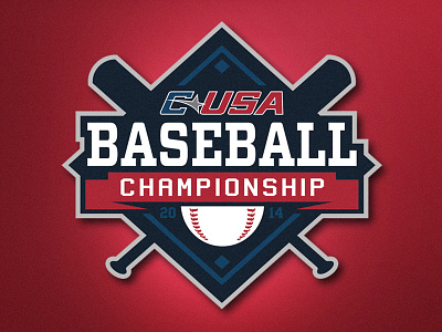 C-USA Baseball Championship Logo 2014 baseball championship conference cusa ncaa