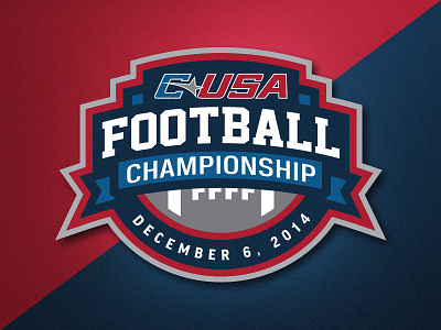 Conference USA Football Championship 2014 athletics branding college conference cusa football identity logo ncaa