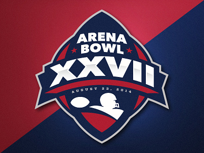 AFL Arena Bowl Championship Logo 2014 afl arena bowl arena football league branding championship logo football identity logo