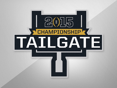 College Football Championship - Tailgate 2015 branding cfp college football logo