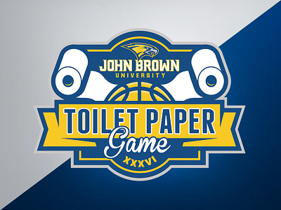 JBU Toilet Paper Game 2016 2016 athletics basketball branding identity jbu logo