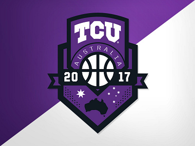 TCU Basketball - Australia Tour 2017 athletics australia basketball branding logo map sports tcu university