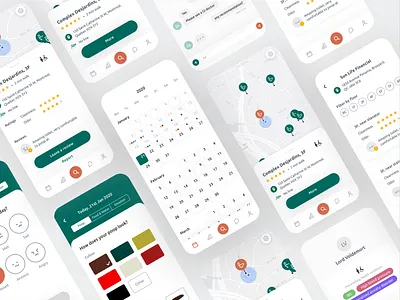 Poop Log and Toilet Finder App design mobile design ui ux