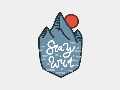 Stay wild graphic design illustration procreate vector art