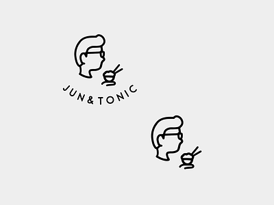 Logo design for Jun&Tonic branding graphic design illustration logo design