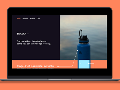 Takeya Landing Page