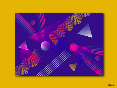 02: Composition abstrack abstract art animation composition design dribbble fluid illustration lines ux vector web website